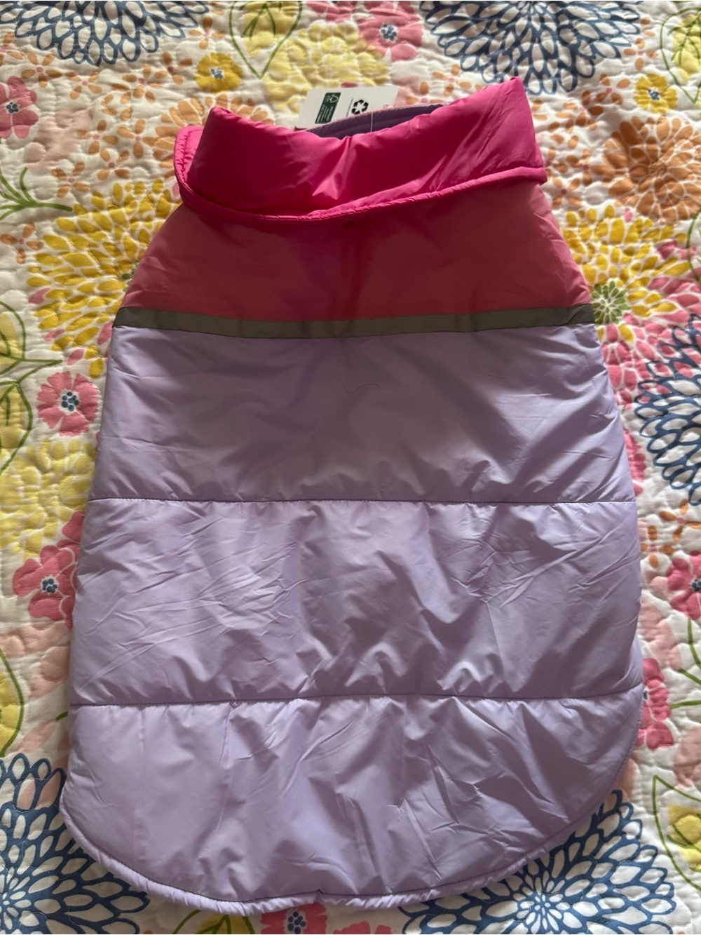 New large dog jacket
Pink / purple